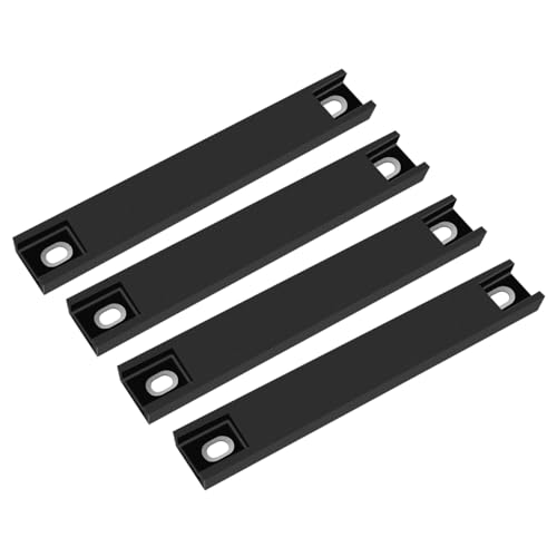 WFPOWER 4 Pack License Plate Magnet, Premium Rubber Coated Magnetic License Plate Holder, Black Dealership Demo Tag Test Drives Temp Holder for Car Dealer Magnet License Plate, No Scratch for Car - Image 2