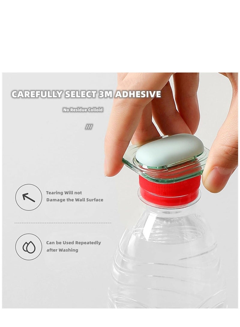 Door Handle Bumper Self-Adhesive Thickened Wall Protector Door Knob Wall Shield Rubber Buffer Crash Pads Translucent Silicone Door Stoppers for Furniture Glass Table  - Image 4