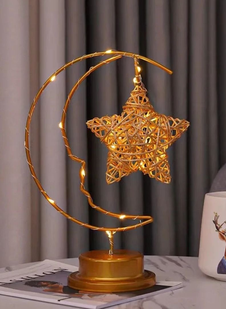 ماركة غير محددة فانوس هلال معدني MINI LAMP – تصميم أنيق وإضاءة رائعة Kz  - Image 3
