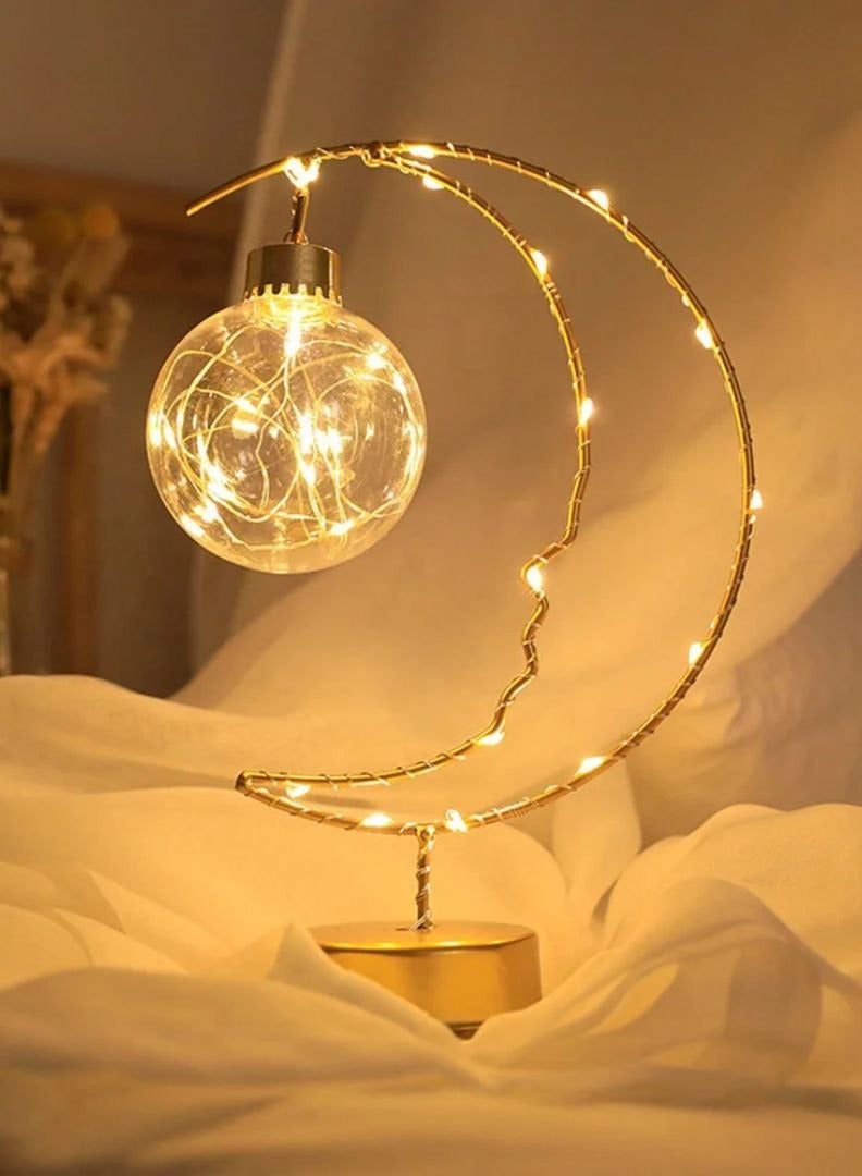 ماركة غير محددة فانوس هلال معدني MINI LAMP – تصميم أنيق وإضاءة رائعة Kz  - Image 4