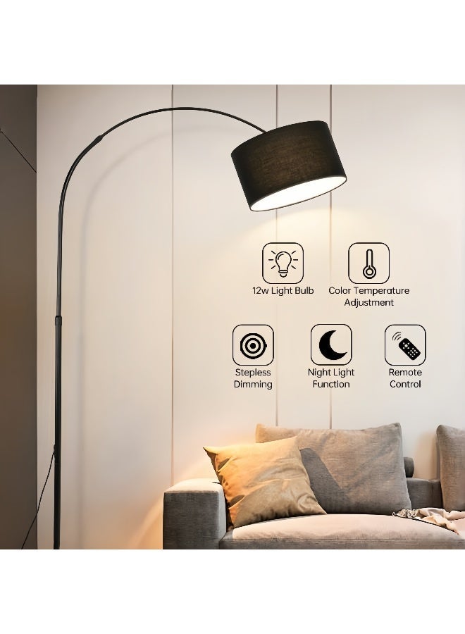 NEWLAN Modern Floor Lamp: Smart Dimmable, 3 Color Temperatures, Multi-Scene Lighting for for Reading Lamp for Bedroom Office Combination. 26x90x175cm - Image 3