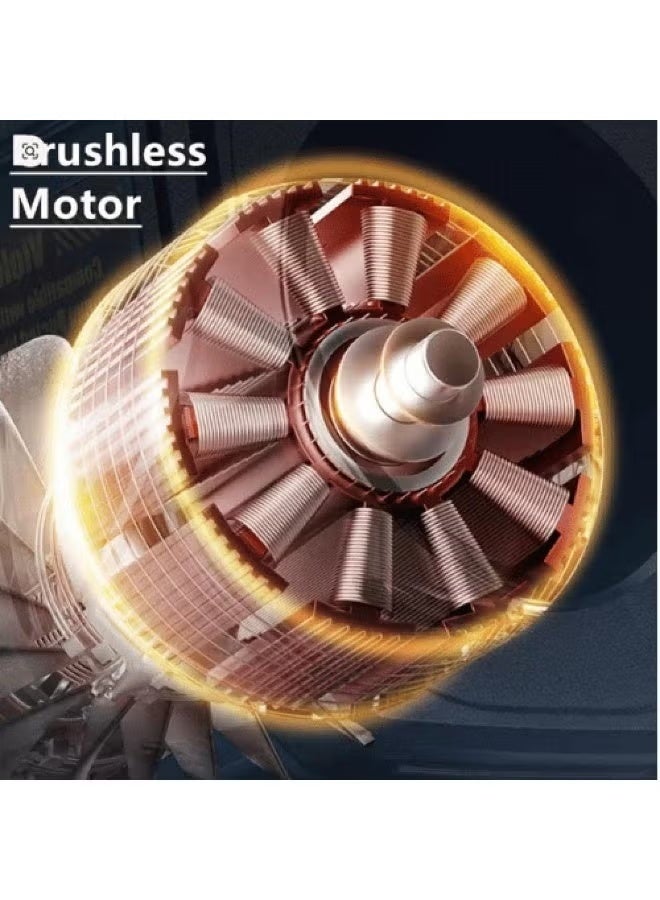 دينكس Cordless Electric Blower Fan DX3320 With High-Performance Motor, Rechargeable 6500mAh Battery, Lightweight Handheld Design For Car Drying, Dust Cleaning And Everyday Home Use - Image 4