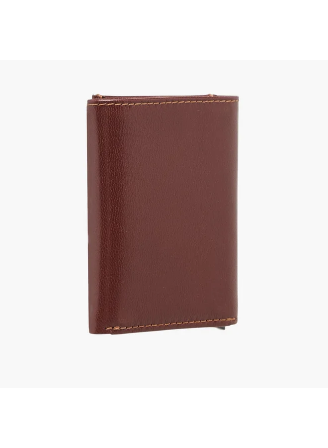 DUCHINI Men Metal Accent Bi-Fold Wallet