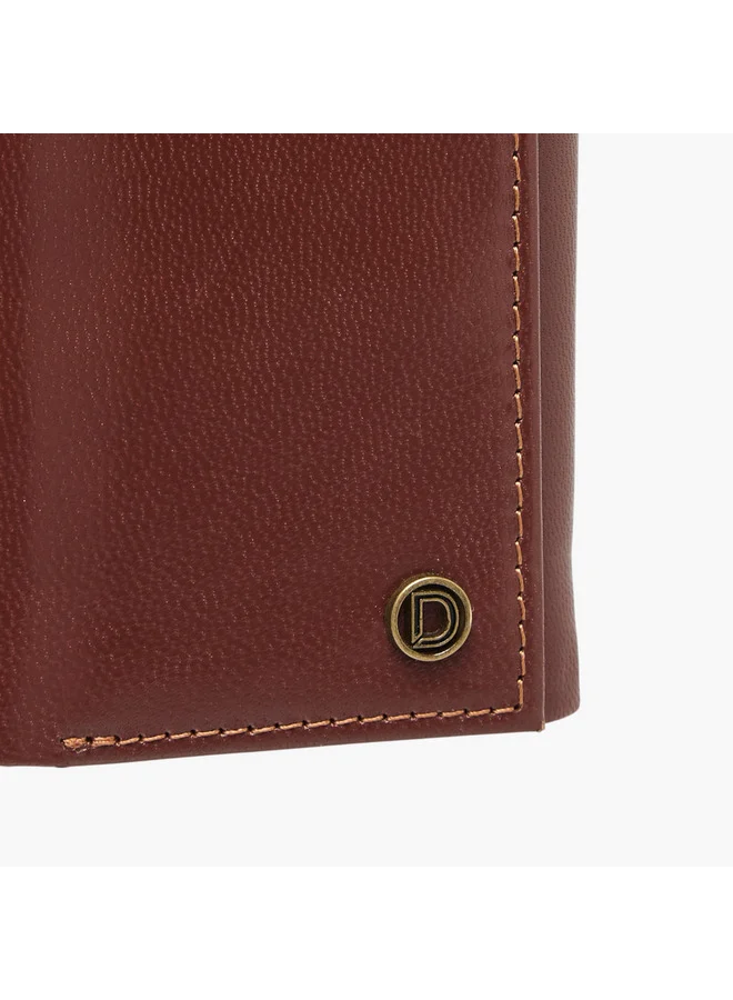 DUCHINI Men Metal Accent Bi-Fold Wallet