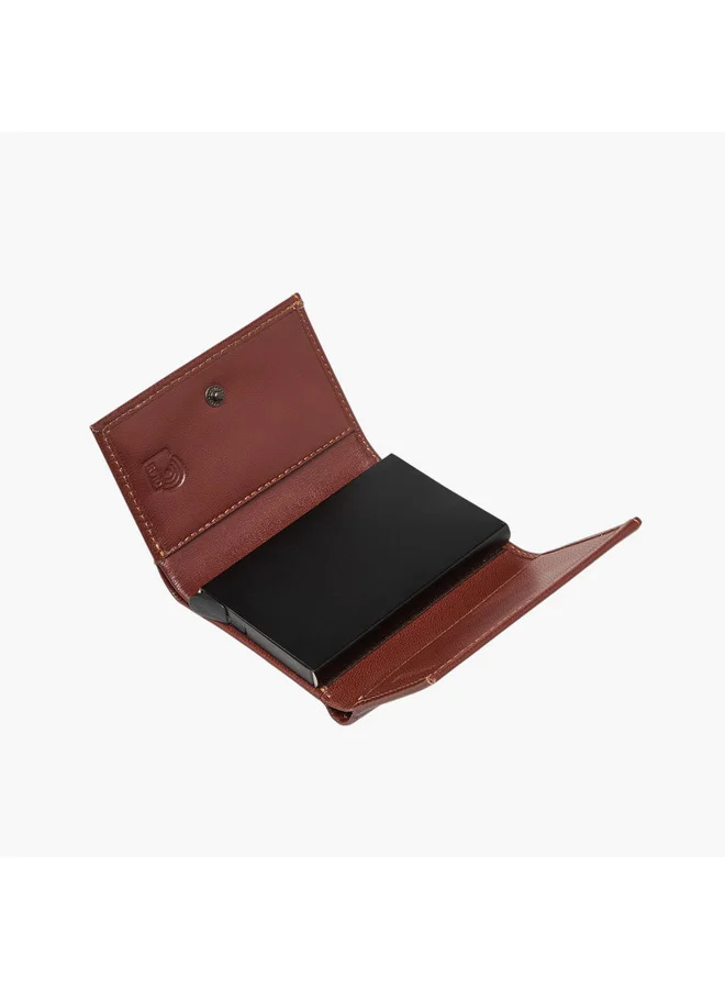 DUCHINI Men Metal Accent Bi-Fold Wallet