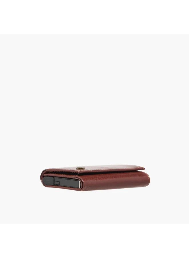 DUCHINI Men Metal Accent Bi-Fold Wallet