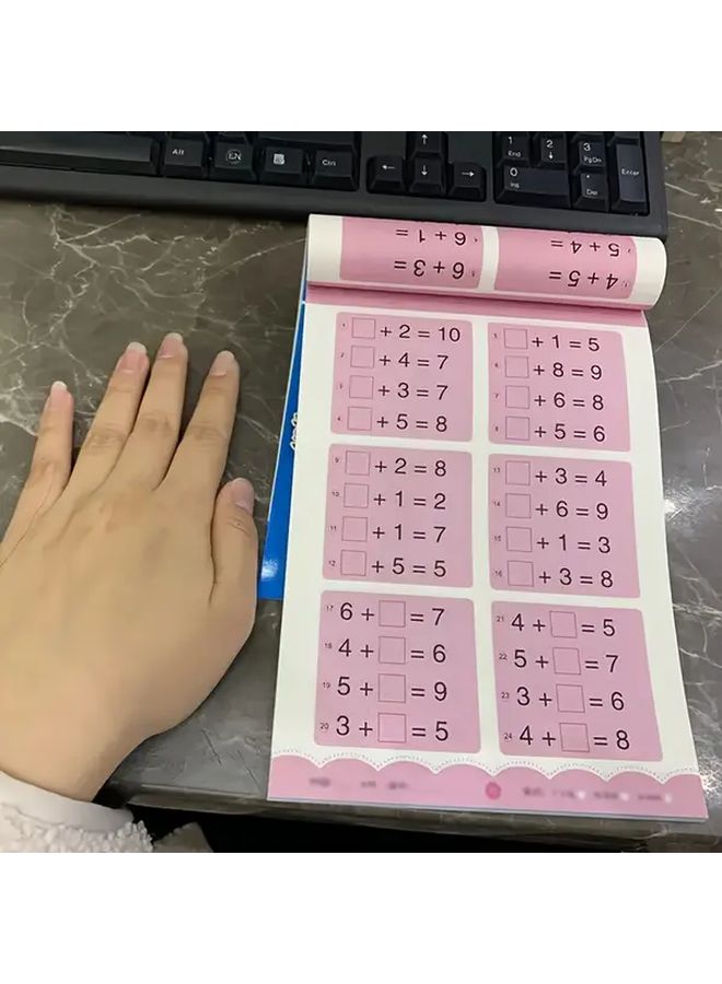 Addition And Subtraction Within 20 Math Workbook 80 Pages Educational Practice Book - Image 4