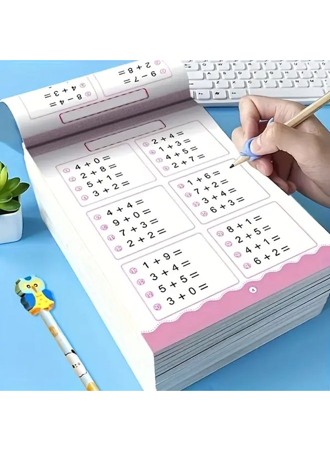 Addition And Subtraction Within 20 Math Workbook 80 Pages Educational Practice Book - Image 2