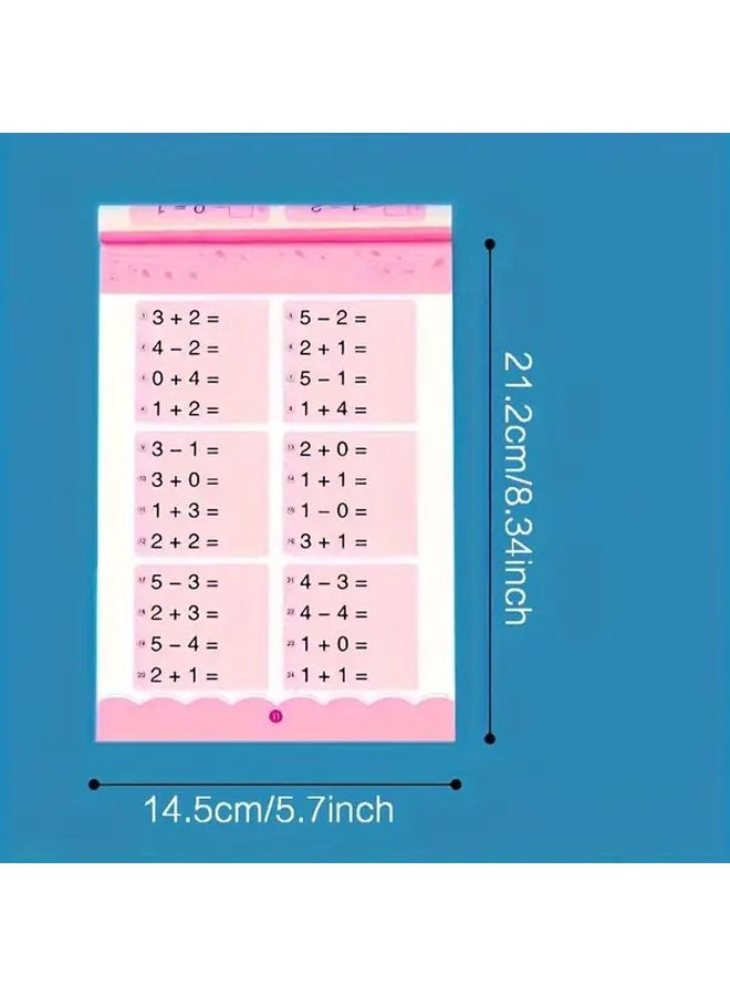 Addition And Subtraction Within 20 Math Workbook 80 Pages Educational Practice Book - Image 3