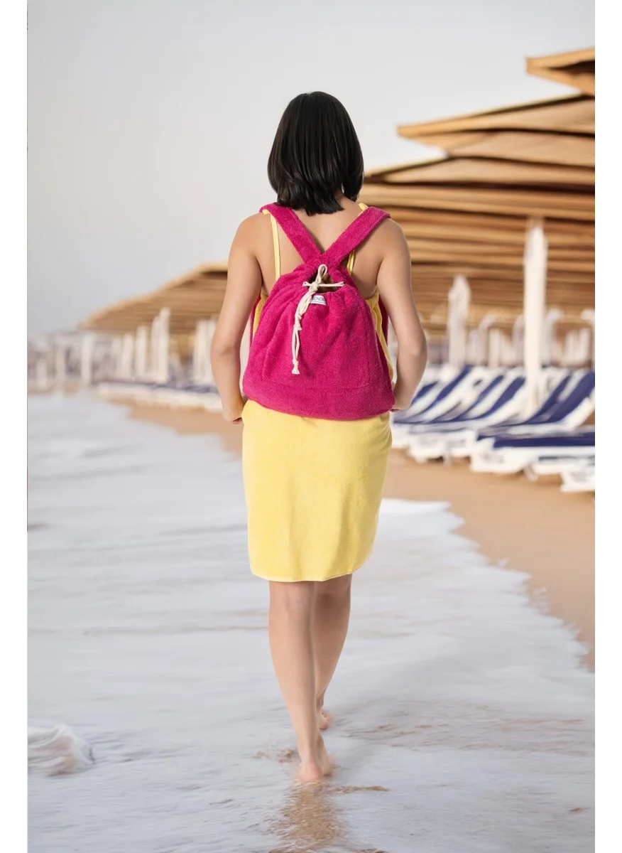 Ender Home Towel Beach Backpack + Towel Pool Sea Sunbed Towel Bag