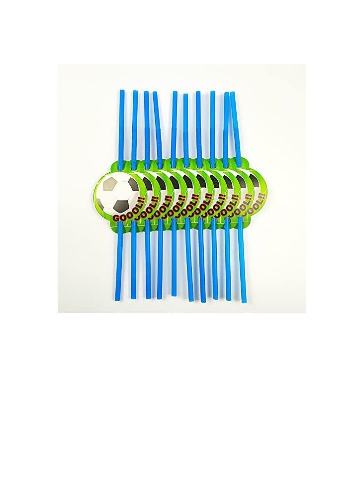 Brain Giggles Football Theme Disposable Tableware for Birthday Party Supplies Serve for 10 people - Image 4