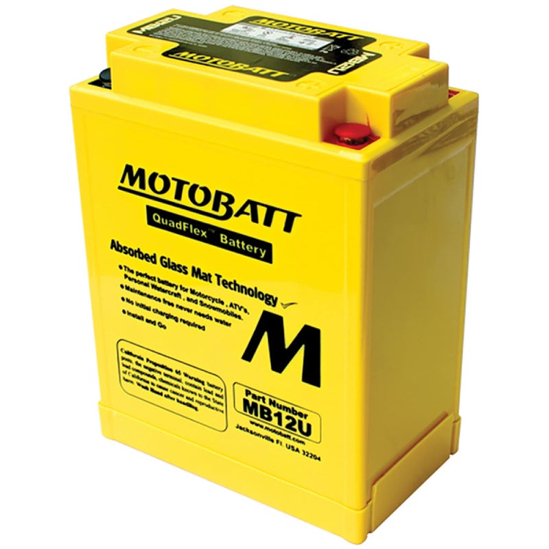 Motobatt DB Electrical MB12U New Battery for Motobatt Battery 15Ah, Aprillia, Benelli, Bmw, Ducati, Honda, Kawasaki, Yamaha 12N12-4A 12N12A-4A-1 YB12A-A YB12AAS YB12A-A-WS YB12A-B YB12AL-A 134 x 80 x 161 mm - Image 5