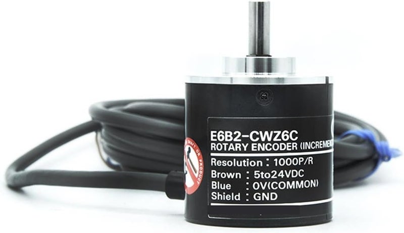 Rotary Encoder, Optical Encoder E6B2-CWZ6C-1024P/R 10 20 60 360 1024 2500 5-24v Photoelectric Rotary Incremental Encoder(600PR) - Image 2