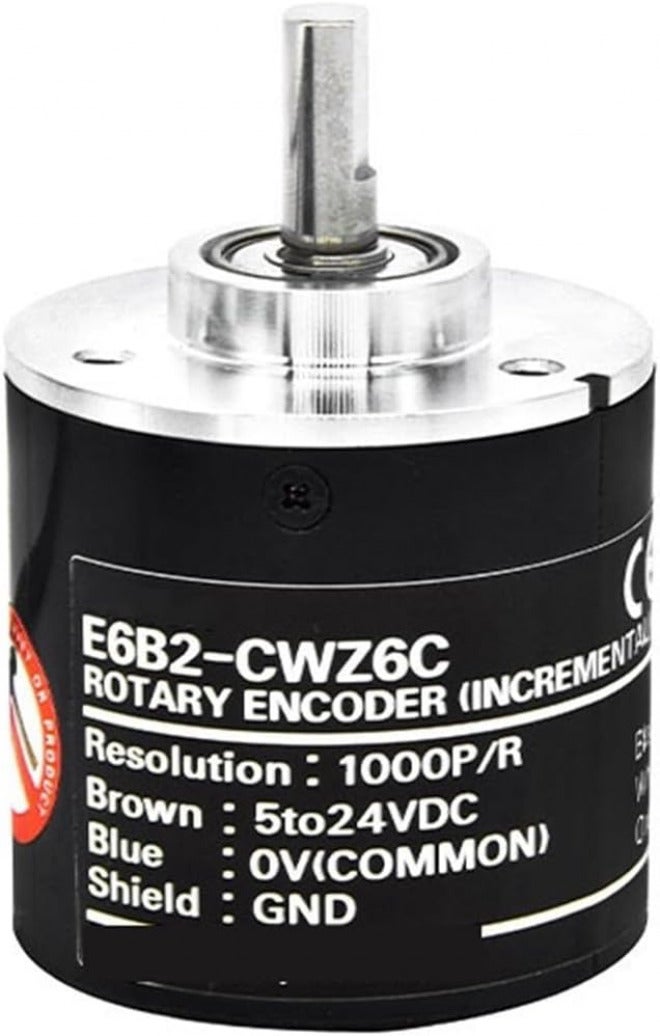 Rotary Encoder, Optical Encoder E6B2-CWZ6C-1024P/R 10 20 60 360 1024 2500 5-24v Photoelectric Rotary Incremental Encoder(600PR) - Image 5