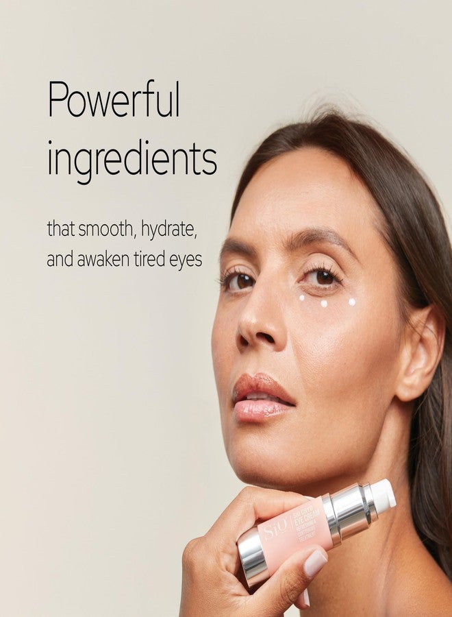 SiO Beauty Cryo Eye Cream - Hydrating Eye Cream for Dark Circles & Fine Lines - Under-Eye Cream with Shea Butter, Vitamin E & Collagen - Personal Care Cream with Cooling Ingredients to Depuff Eyes - Image 3