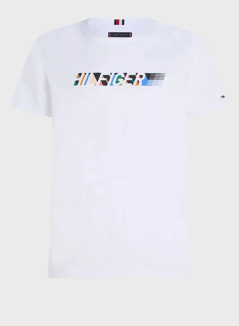 TOMMY HILFIGER Graphic Crew Neck T-Shirt