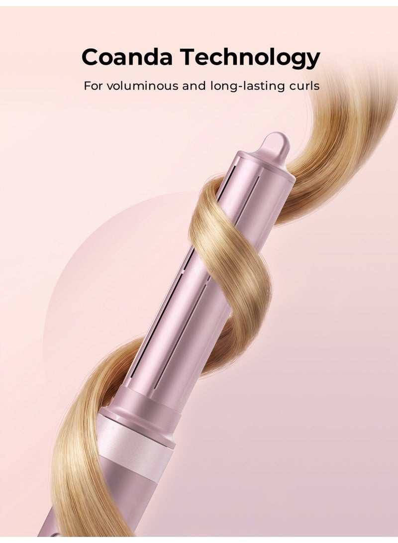 DOSCHER 1400W Professional 7-in-1 Hair Dryer & Styler with Hot Air Brush, Curling Wand, Diffuser Nozzles & Straightener Comb for Salon-Quality Styling at Home - Image 5