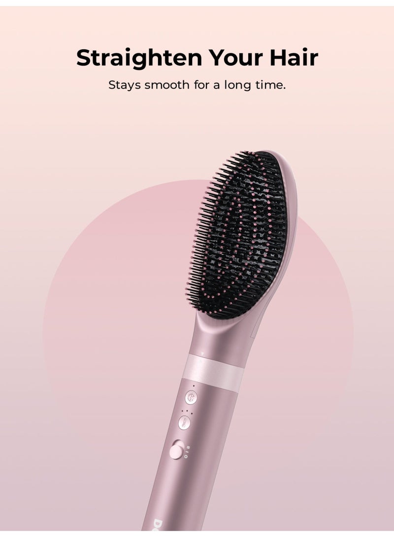 DOSCHER 1400W Professional 7-in-1 Hair Dryer & Styler with Hot Air Brush, Curling Wand, Diffuser Nozzles & Straightener Comb for Salon-Quality Styling at Home - Image 4