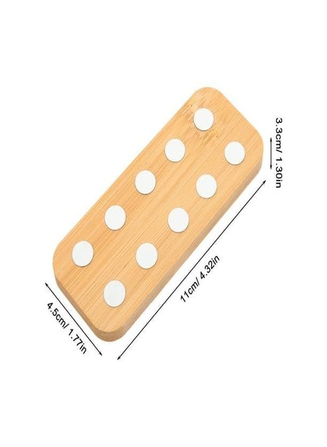 DRIVIJI Magnetic Practice Holder Wooden Base Nail Tool False Nail Display Gel Polish Practice Display Nail Art Practice Holder (NAIL STAND-1) - Image 4