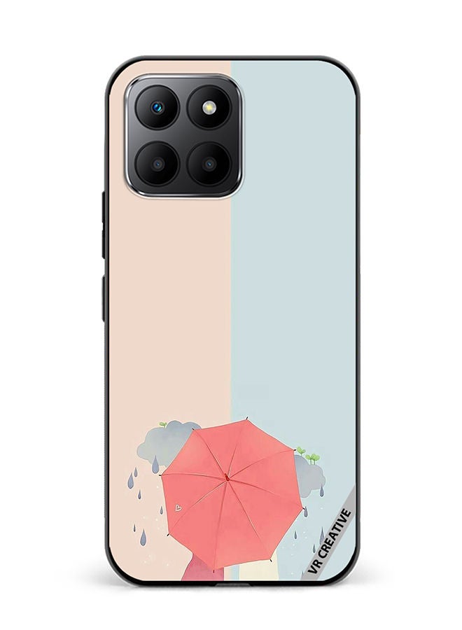 VR CREATIVE Protective Case Cover For Honor 70 Lite Umbrella Design Multicolour - Image 1