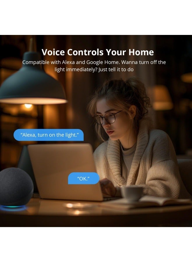 SONOFF 4CH Pro R3 Wi-Fi Smart Switch 4-Channel Din Rail Mounting Home Automation,Self-Locking/Interlock Control Home Appliances, RF/APP/Voice/LAN Control, Works with Alexa(1 Pack) - Image 5