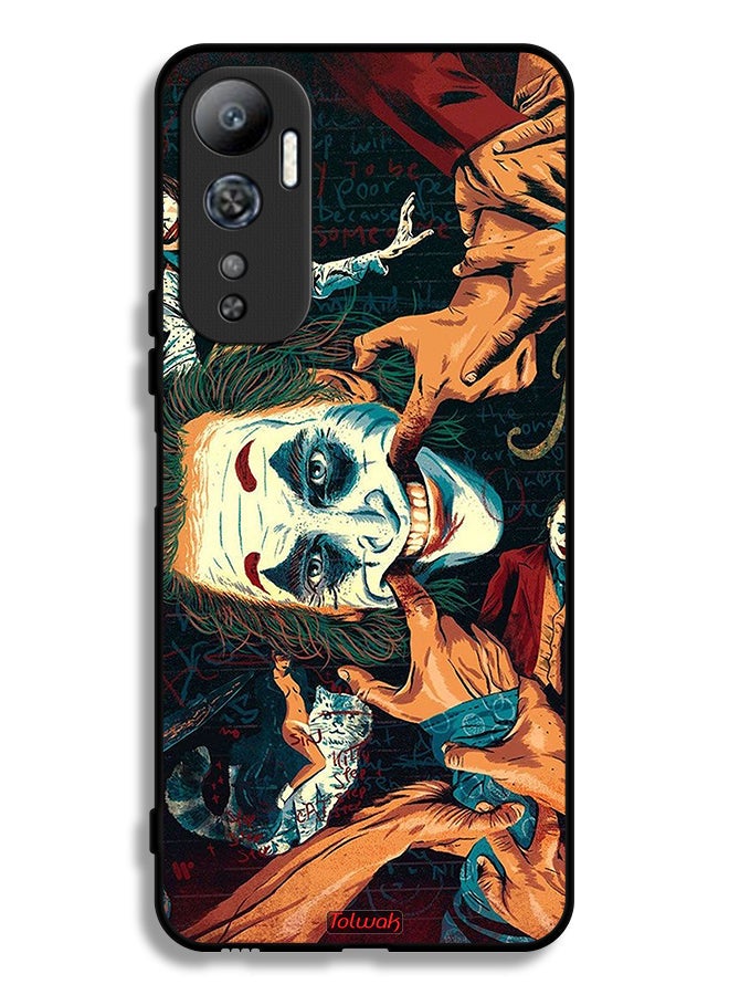 Tolwak Infinix Hot 20 4G Protective Case Cover Joker Art - Image 2