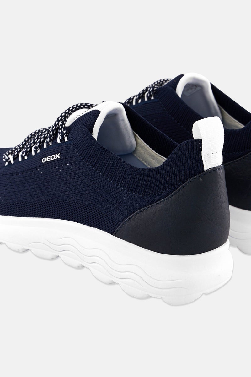 GEOX Women Spherica Lace Up Casual Shoes, Navy - Image 2