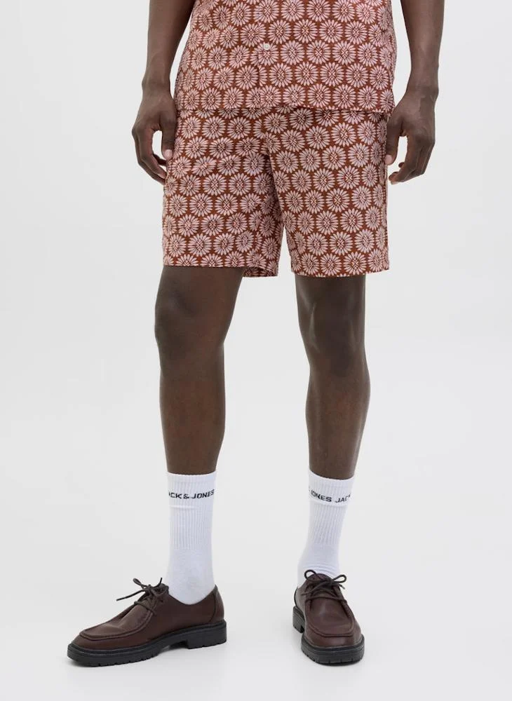 JACK & JONES Jpstjaiden Seersucker Printed Short
