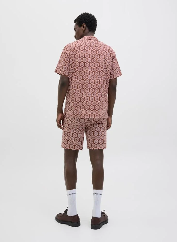 JACK & JONES Jpstjaiden Seersucker Printed Short