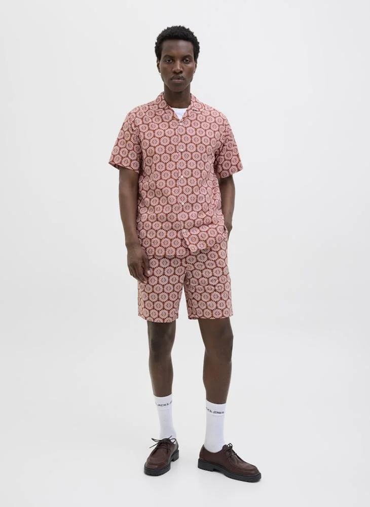 JACK & JONES Jpstjaiden Seersucker Printed Short