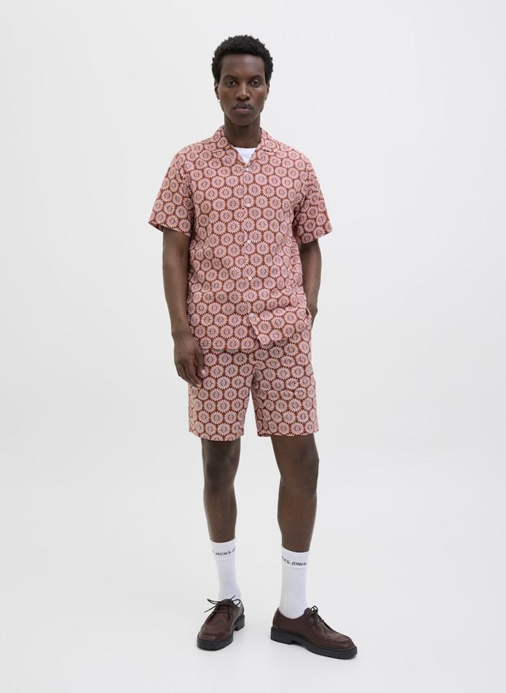 JACK & JONES Jpstjaiden Seersucker Printed Short  - Image 4