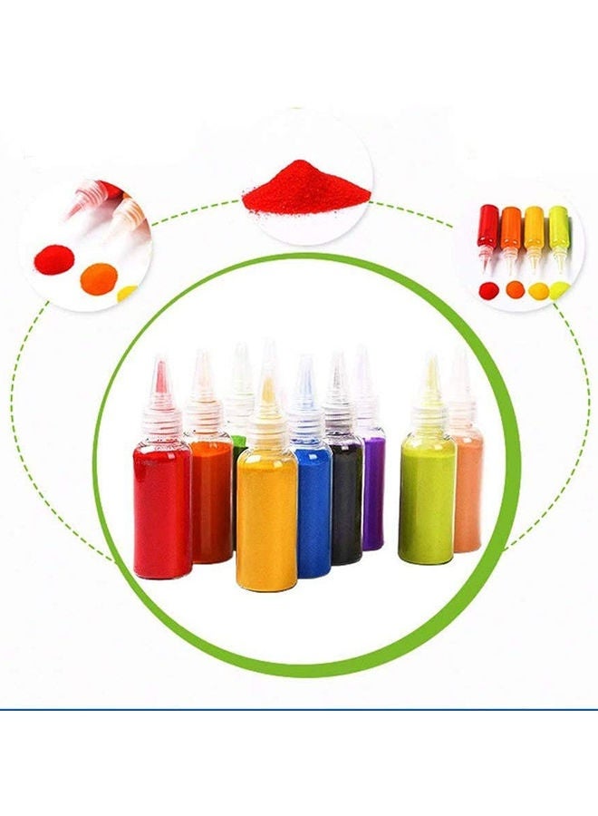 Sand Art Kits For Kids - 12 Sheets Peel And Stick Sand Art Pictures, Sand Painting Cards Art Kids Coloring DIY Paper Craft Kit Bulk Party, Creative Rangoli Sand Art Kit, DIY Sticky Sand Art Paper Peel - Image 3