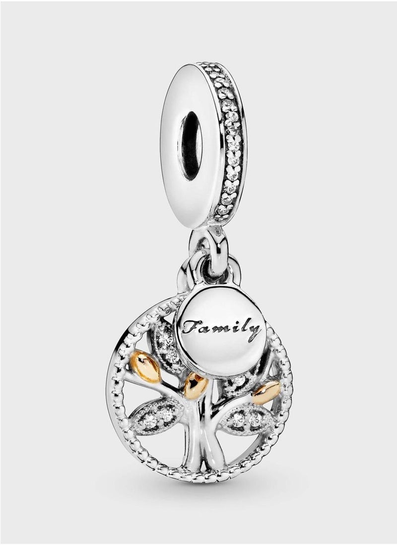 PANDORA Sparkling Family Tree Dangle Charm  - Image 1
