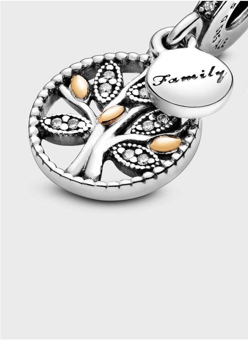 PANDORA Sparkling Family Tree Dangle Charm  - Image 4