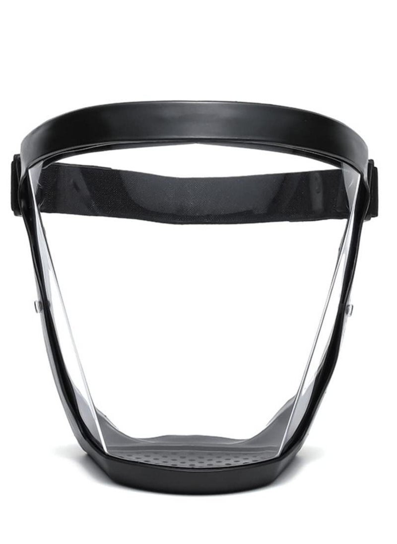 KASTWAVE Super Protective Face Shield, Transparent Anti-Fog Full Face Safety Shield Unisex All-Inclusive Face Protection with Detachable Flter, Reusable Eye, Nose, Mouth Protection  - Image 1