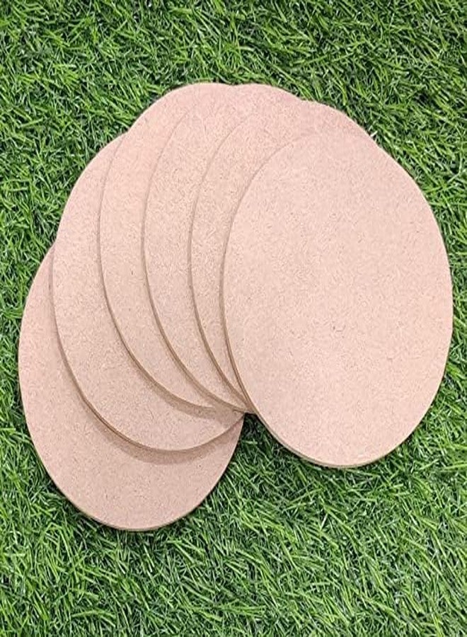 Prescent 2 inch Round Shaped Pine Wood MDF Cardboard Cutoutinch for Resin Art Craft Mandala Paitning DIY Projects Scapbooking and More (2 inch, Pack of 10) - Image 1