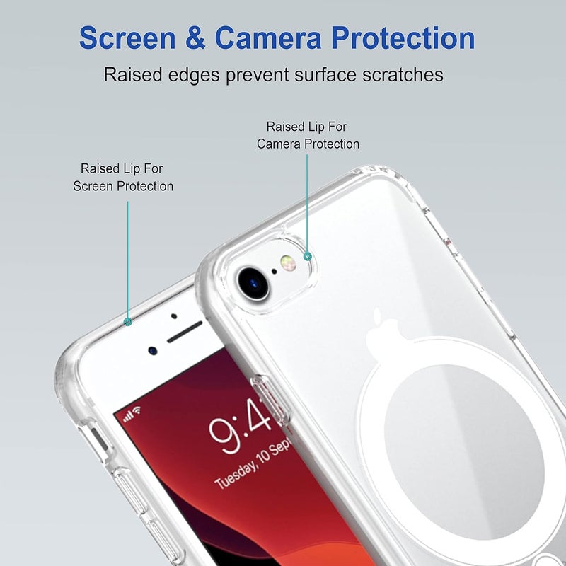 ZAPCASE Back Case Cover for iPhone 7/8 / Se 2020 | Compatible for iPhone 7/8 / Se 2020 Back Cover | Scratch-Resistant Back Cover | Clear - Image 4