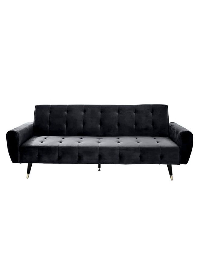 إن - هاوس مونتلا | أريكه سرير 2 في 1 من المخمل 36x179x106 cm- رمادي غامق  - Image 5