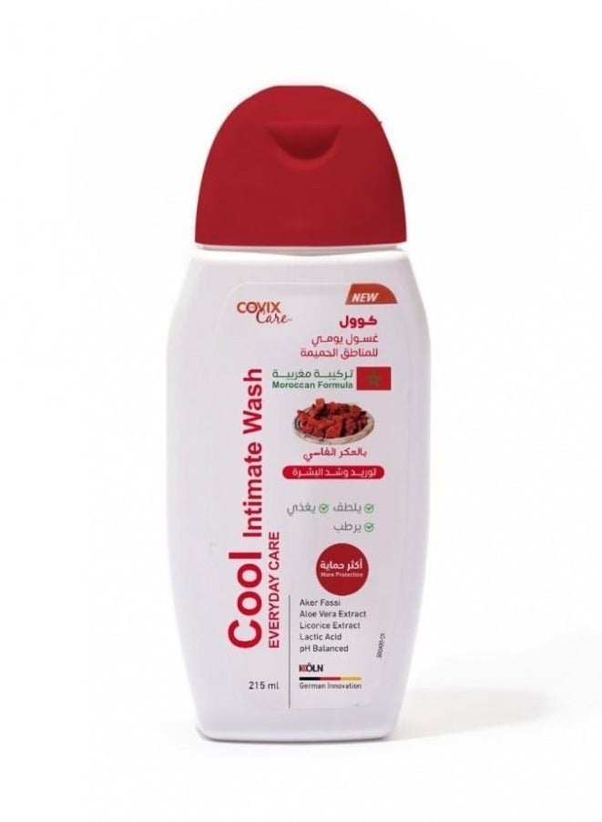 Covix Care Cool Intimate Wash Everyday Care With Aker Fassi Extract 215ml - Image 2