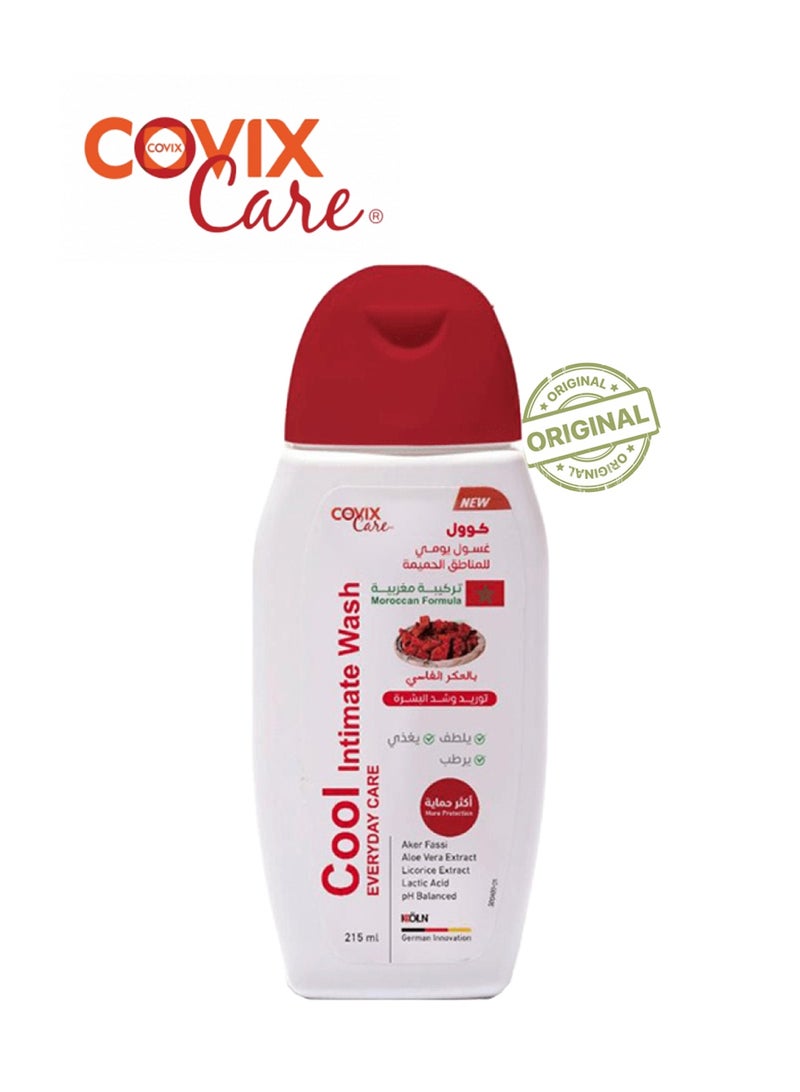 Covix Care Cool Intimate Wash Everyday Care With Aker Fassi Extract 215ml - Image 1