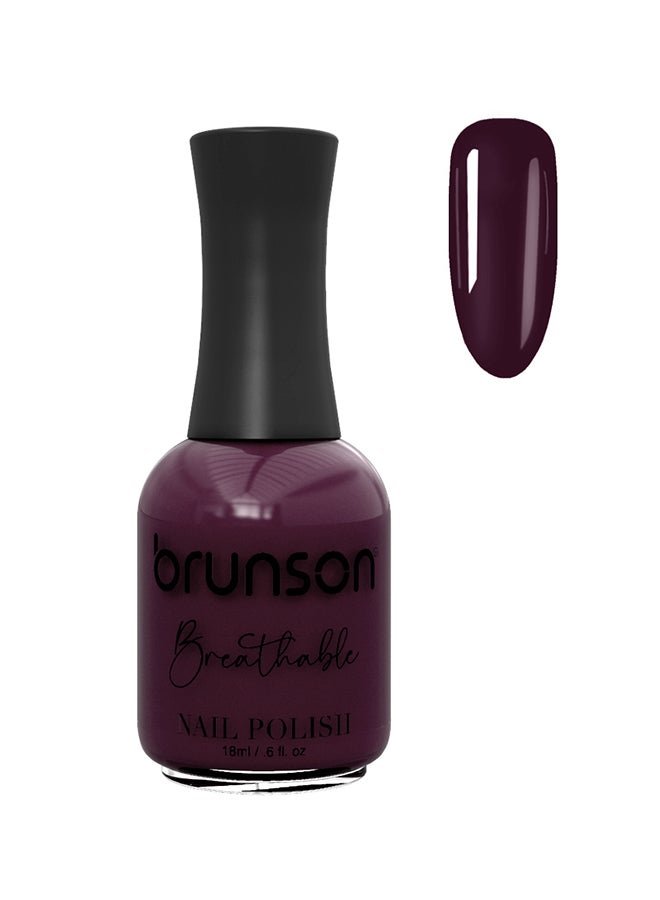 brunson Breathable Nail Polish Halal nail polish Wudu friendly Quick-Dry Vegan long lasting but easy peel off   18ml BH105