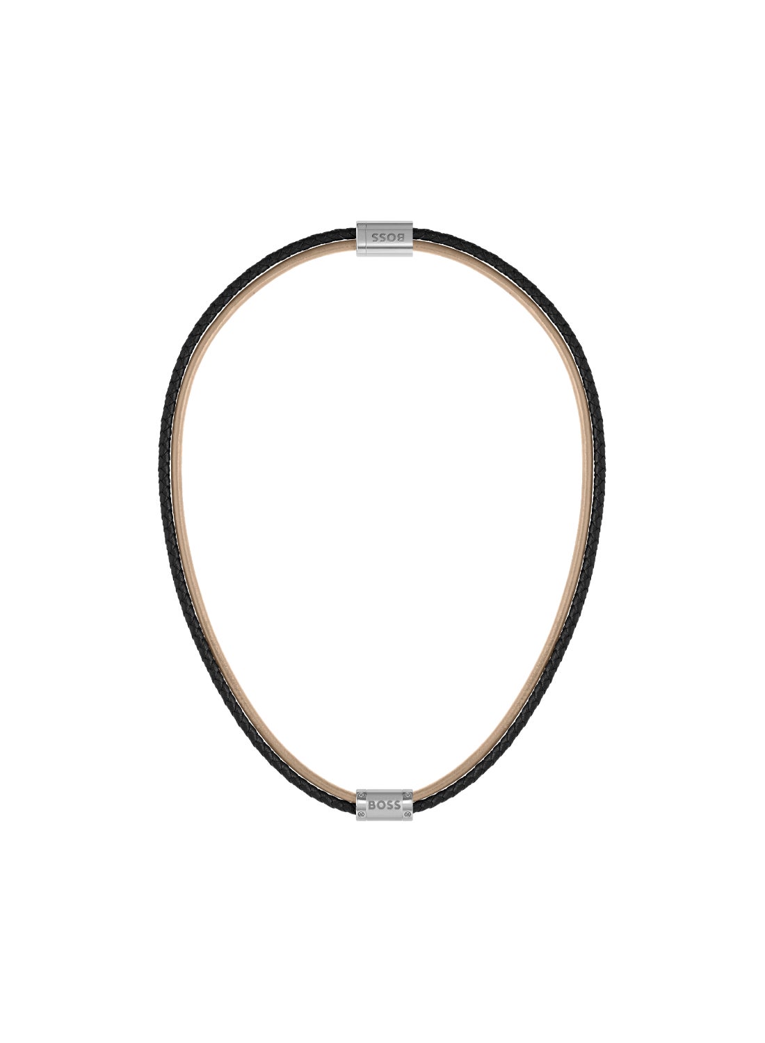 Hugo Boss レザー ネックレス Galen Men's Necklace HUGO BOSS HUGO BOSS JEWELRY GALEN MENS LEATHER NECKLACE