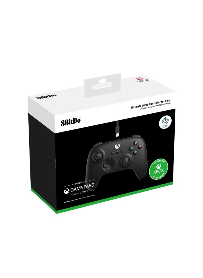 8Bitdo Ultimate Wired Controller for Xbox, Hall Effect Joysticks and Hall Triggers, Compatible with Xbox Series X|S, Xbox One, Windows 10,11 - Image 4