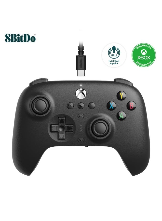 8Bitdo Ultimate Wired Controller for Xbox, Hall Effect Joysticks and Hall Triggers, Compatible with Xbox Series X|S, Xbox One, Windows 10,11 - Image 1