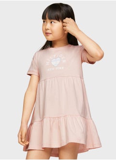 TOMMY HILFIGER Youth Printed Tiered Dress  - Image 4