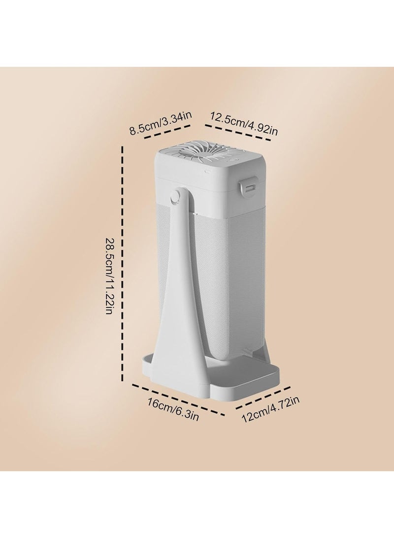 CMGTYYD Portable Air Purifier | 11.22x6.3x4.72 inches Air Ionizer with Night Light | 3-Speed Fan, Pet Deodorizing Machine for Bedroom, Bathroom, Living Room, Kitchen, Pet Room - Image 5