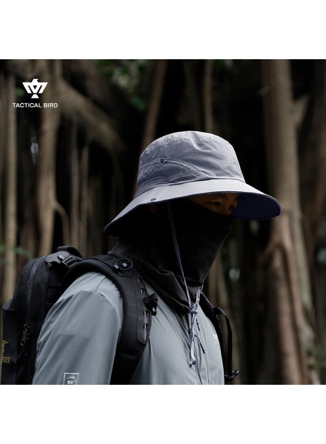Tactical Bird Wide Brim Summer Outdoor Fisherman Hat Men Hiking Mountaineering Sun Protection Hat Women Thin Sunshade Fishing - Image 5