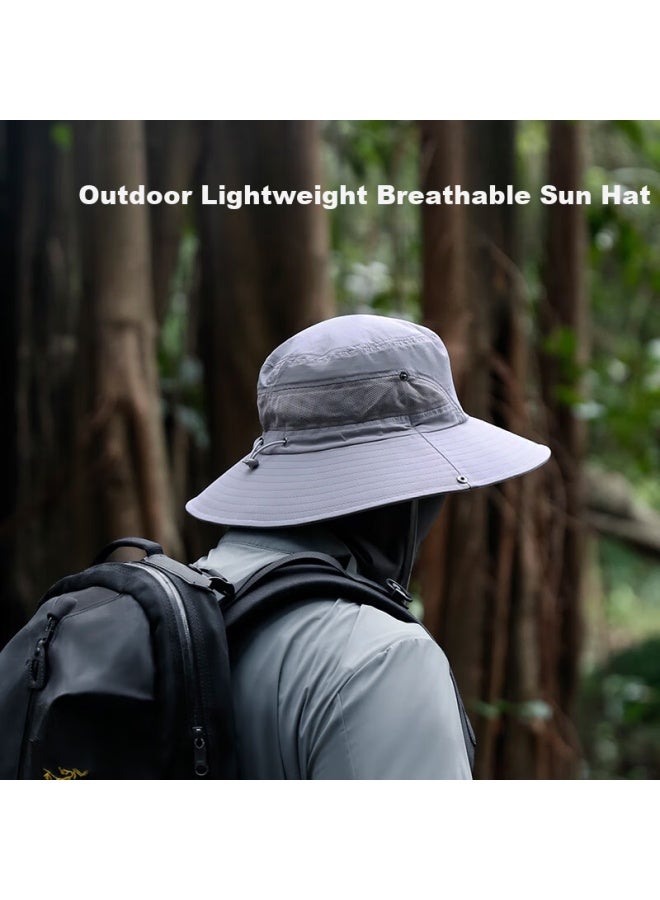 Tactical Bird Wide Brim Summer Outdoor Fisherman Hat Men Hiking Mountaineering Sun Protection Hat Women Thin Sunshade Fishing - Image 2