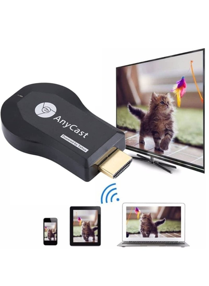 AnyCast - ET- Any-Cast M9 Plus WiFi TV Dongle Stick DLNA HDMI 128MB Miracast Dual Core, - Image 1