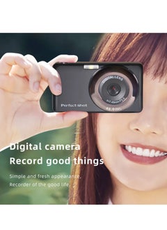 Gasin 2.7-Inch Ultra Slim Portable 48MP Student Camera HD Digital Camera Kids Camera（Black）  - Image 1
